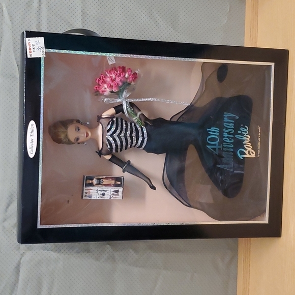 Mattel Other - Mattel Barbie 40TH ANNIVERSARY Doll - Black Dress - 1999 Collector Edition - NIB